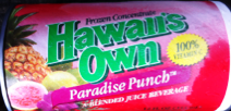 Paradise Punch Juice Concentrate 12 oz AF Only